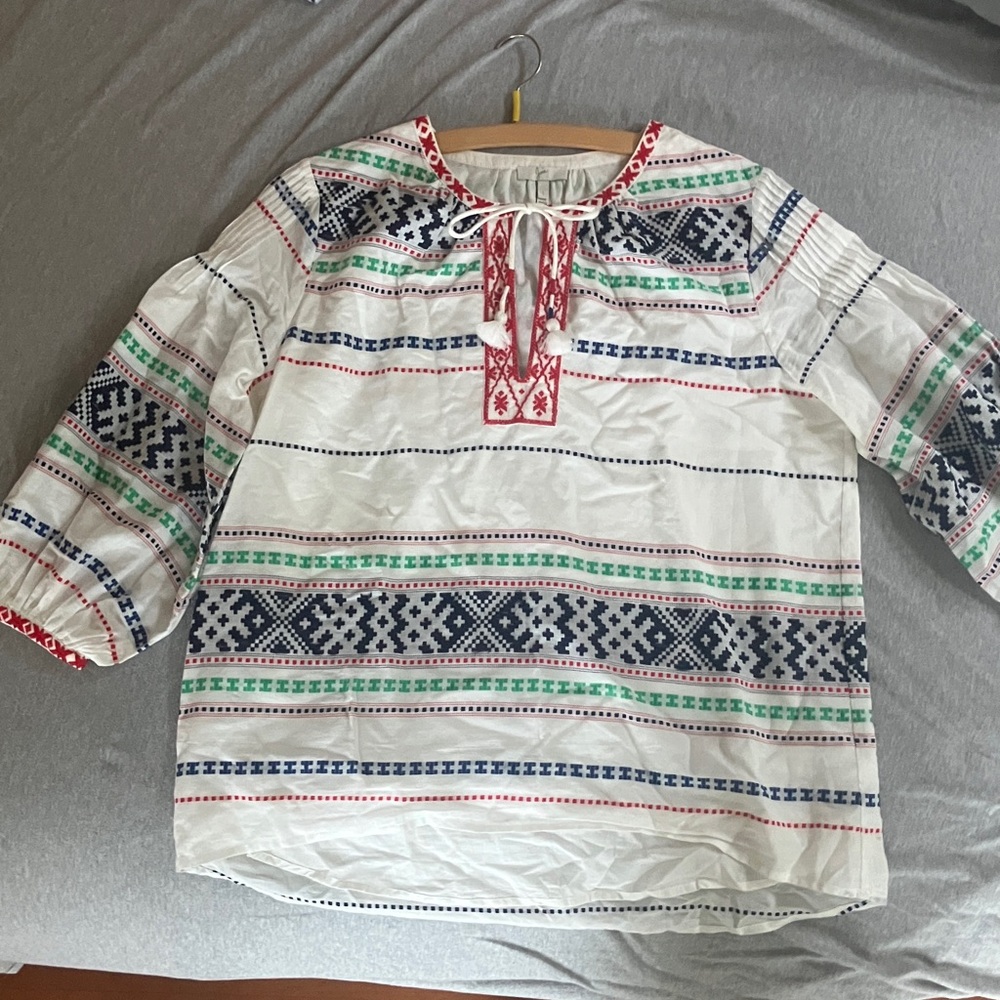Joie Multicolor Patterned Blouse